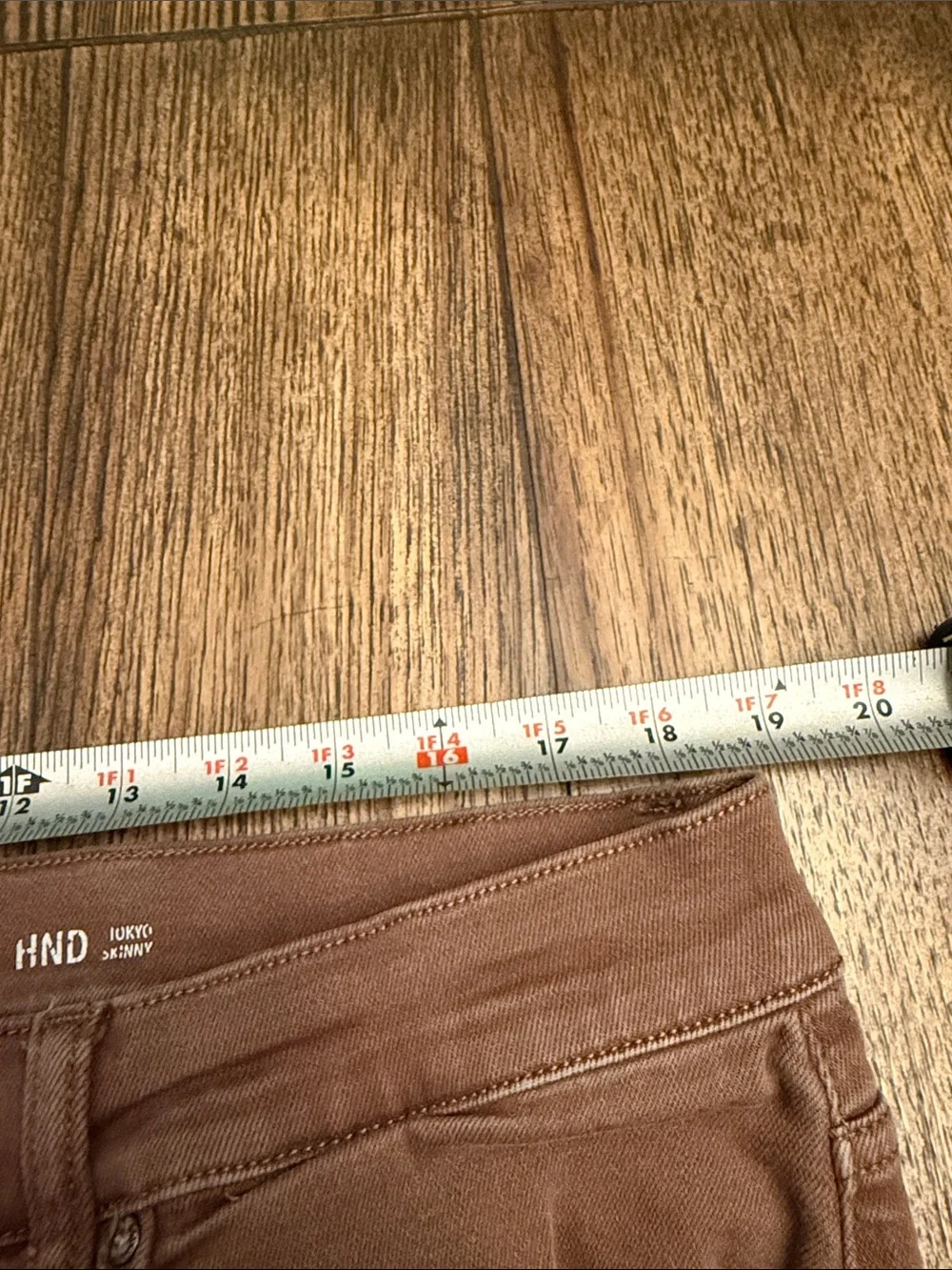 Warp + Weft Tokyo Skinny Men's Slim Jeans in Dusty Brown